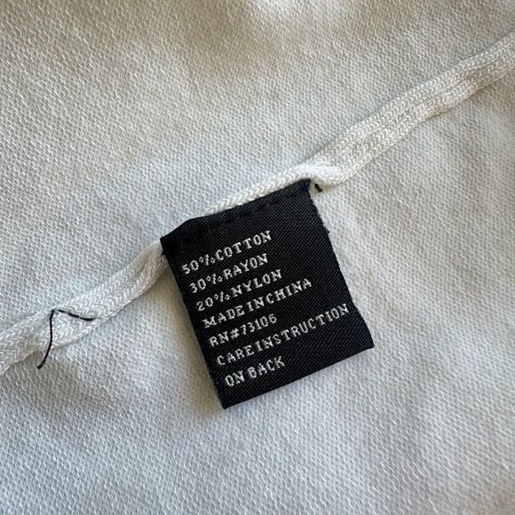 Michael Simon Beaded White Sweater Tank Top Basic Staple Minimalist Size Large - Picture 8 of 8